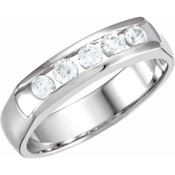 Continuum Sterling Silver .625 CTW Diamond Band Ref 4813022
