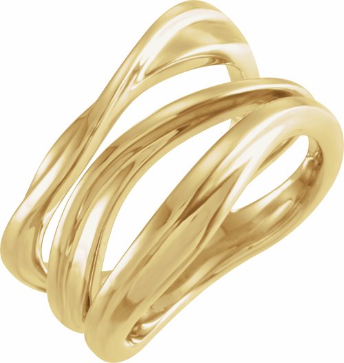 Gold Freeform Ring