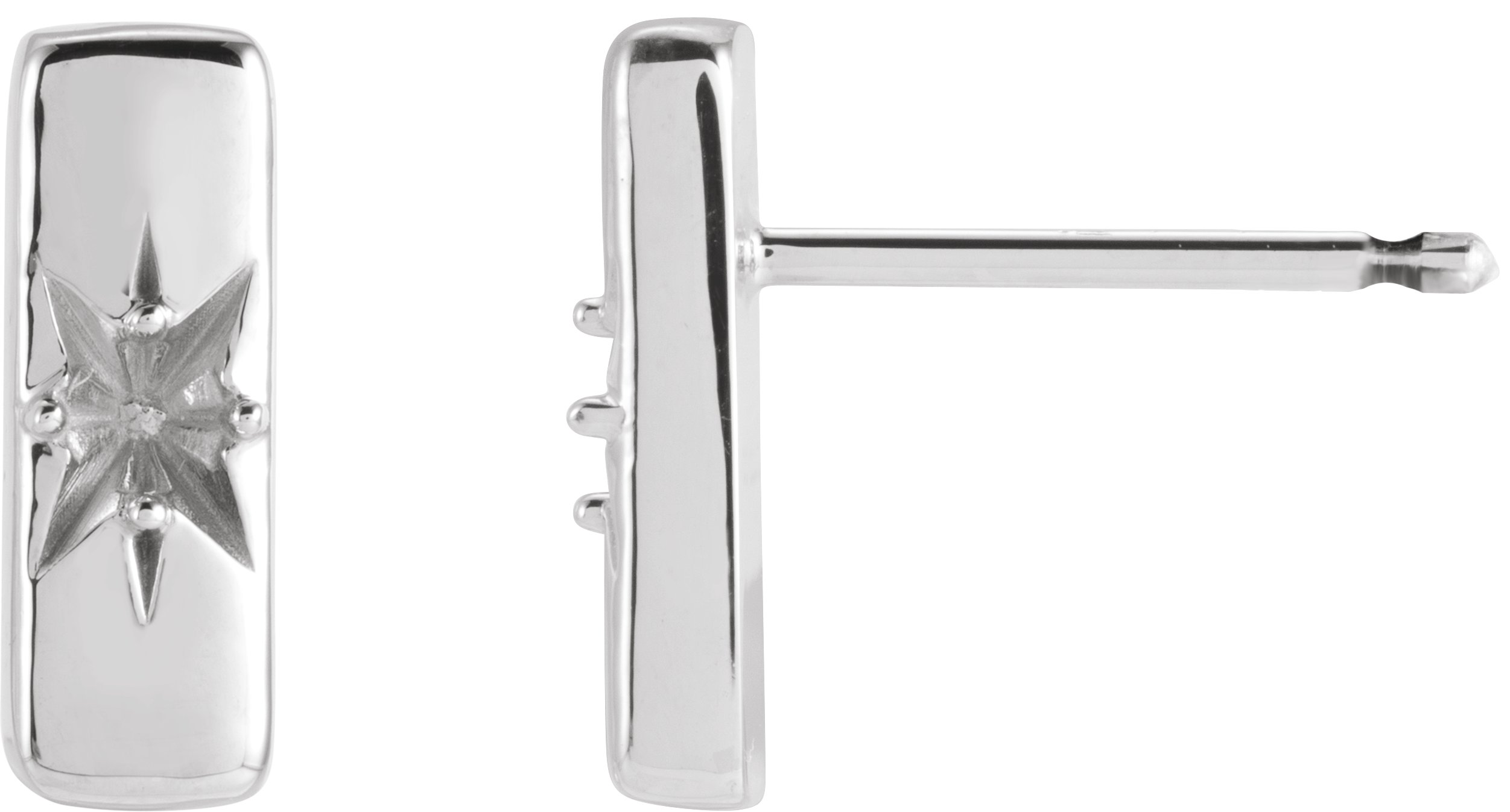 Accented Bar Earrings