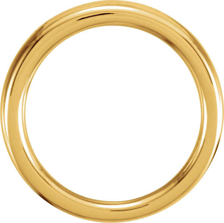 Alternative view of Fancy Tapered Band – 18K Yellow Gold
