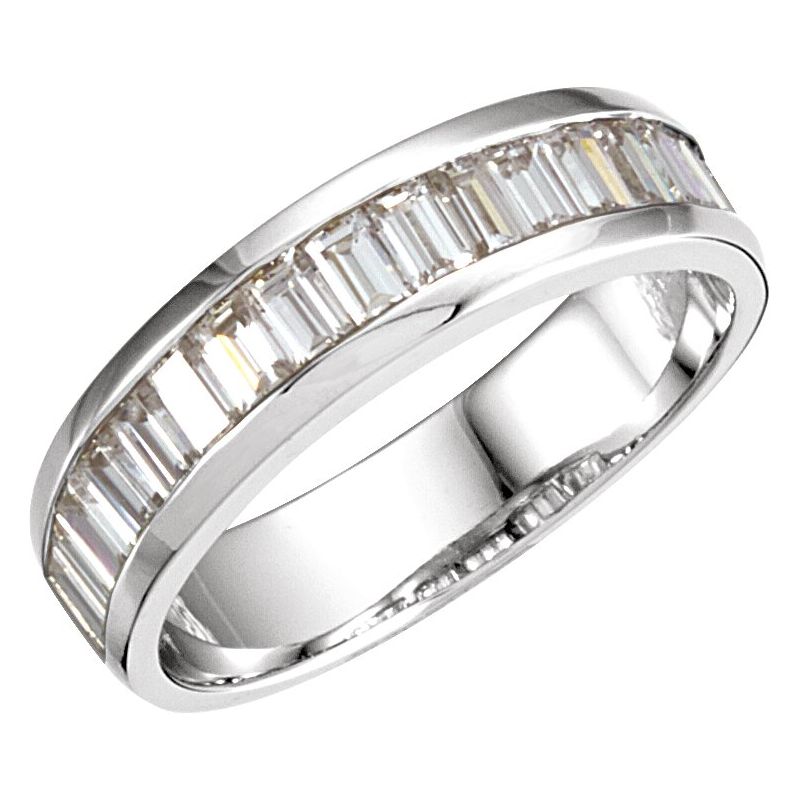 Channel-Set Baguette Anniversary Band