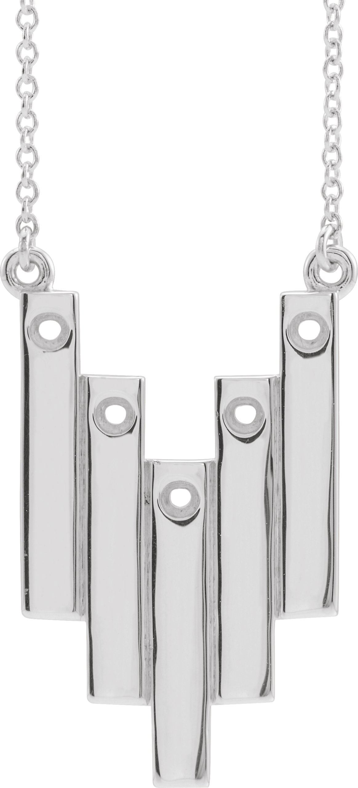 Engravable Family Geometric Necklace or Center