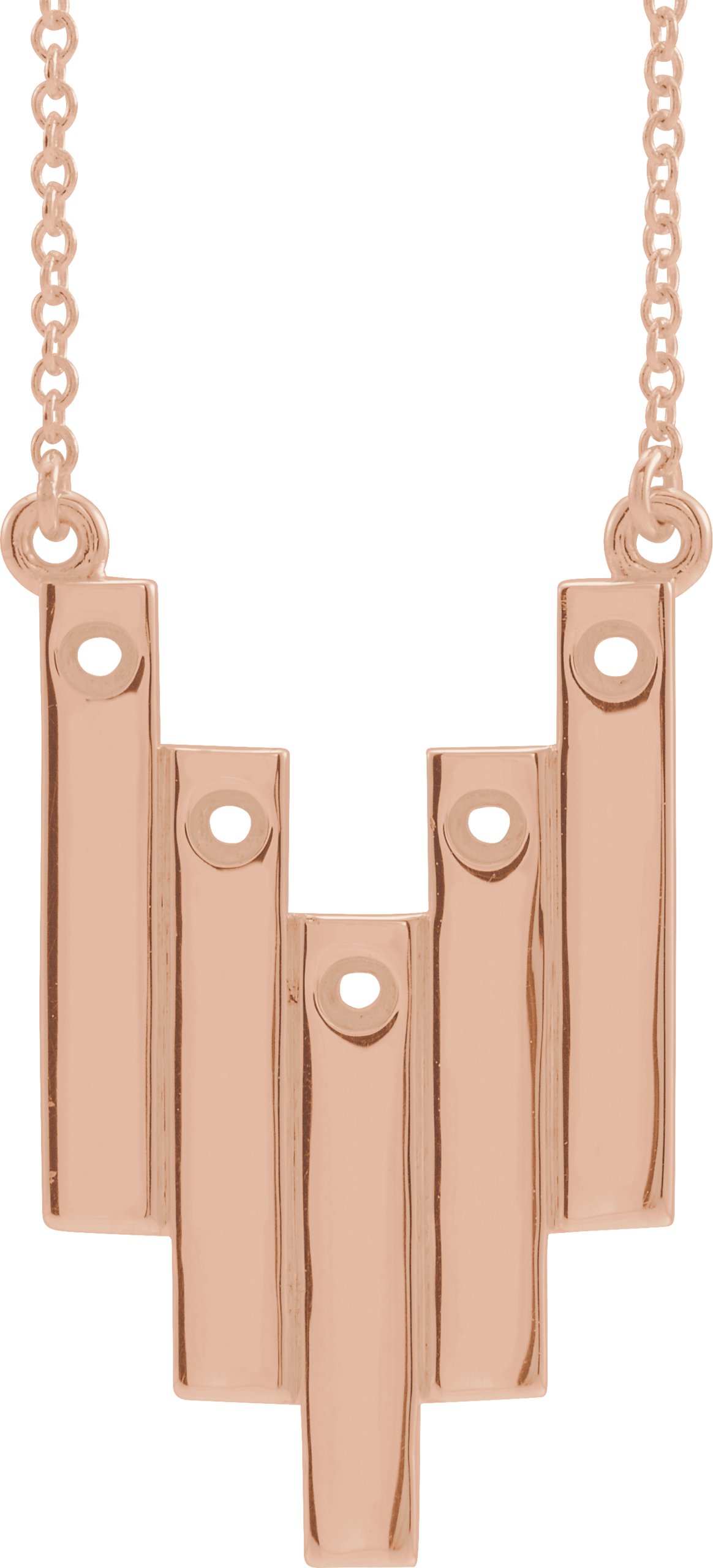 Engravable Family Geometric Necklace or Center