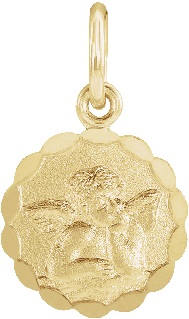 cherub angel pendant