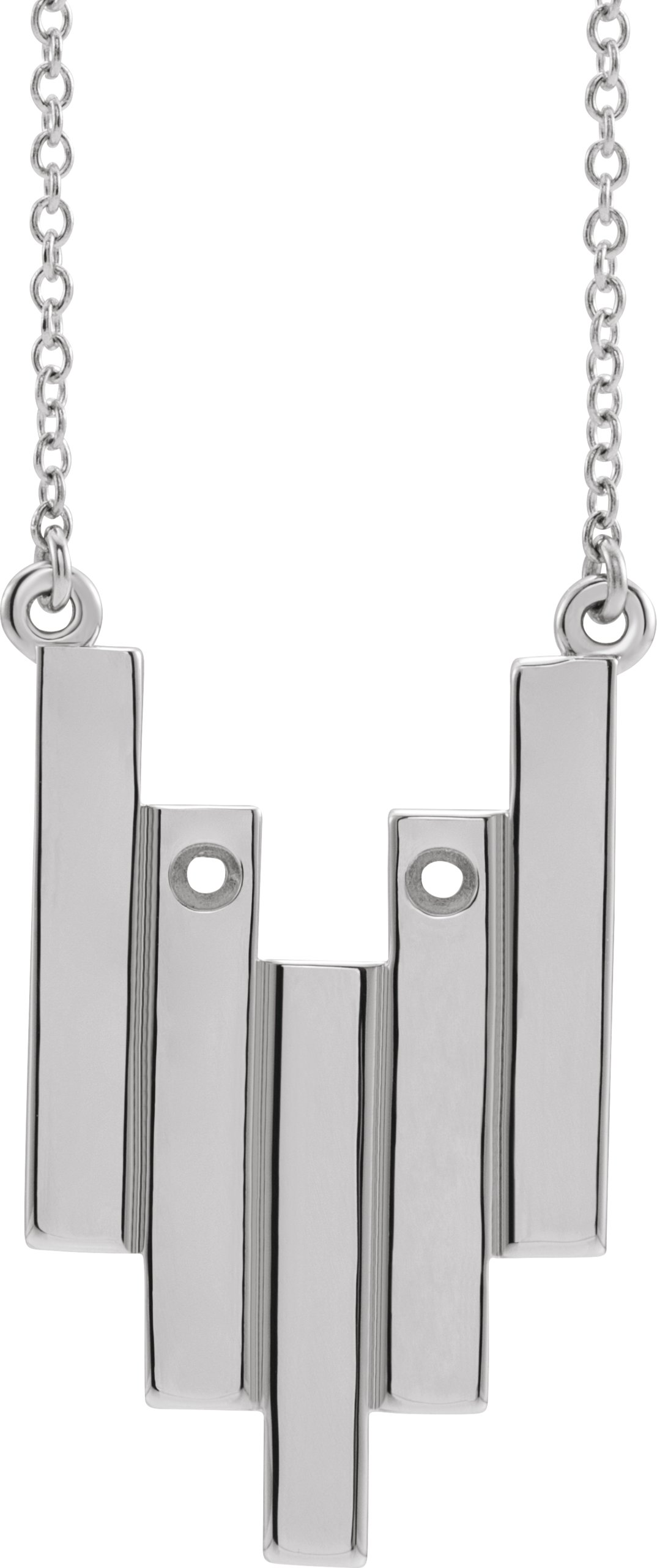 Engravable Family Geometric Necklace or Center