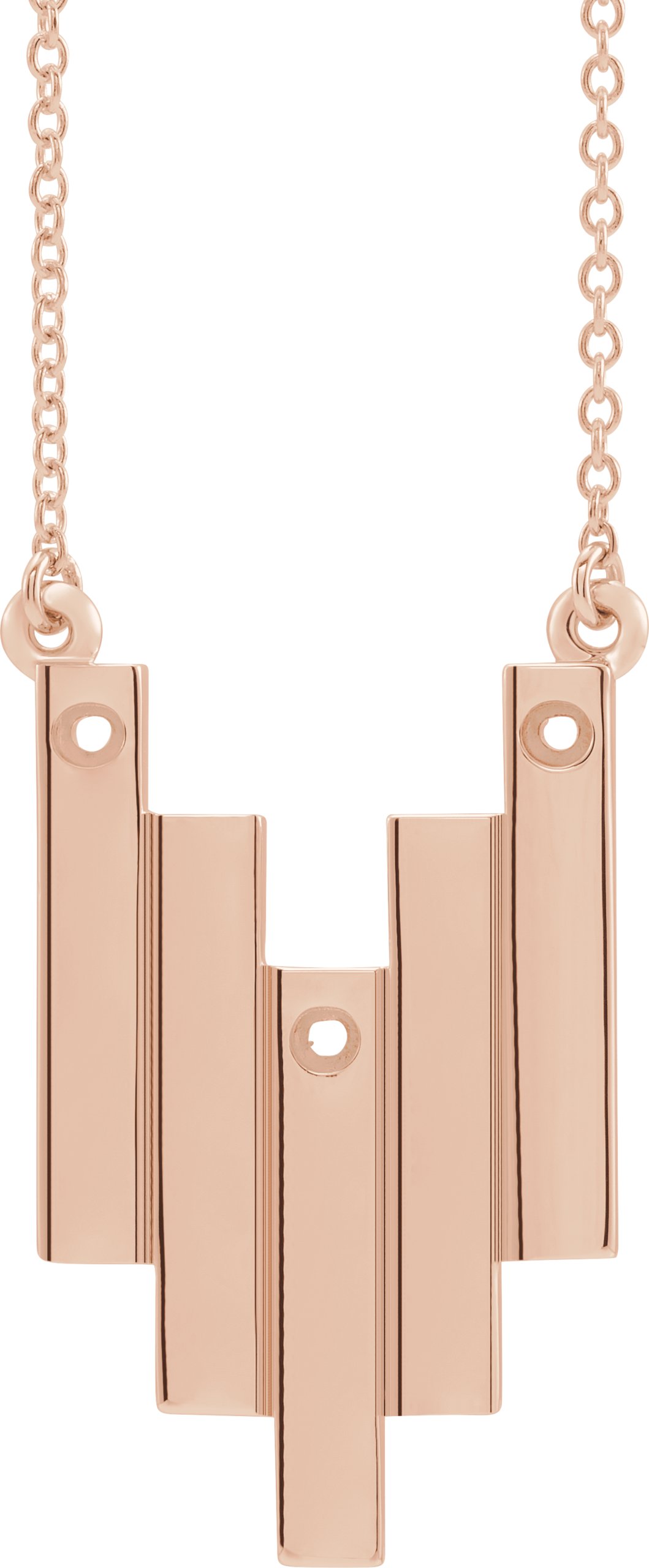 Engravable Family Geometric Necklace or Center
