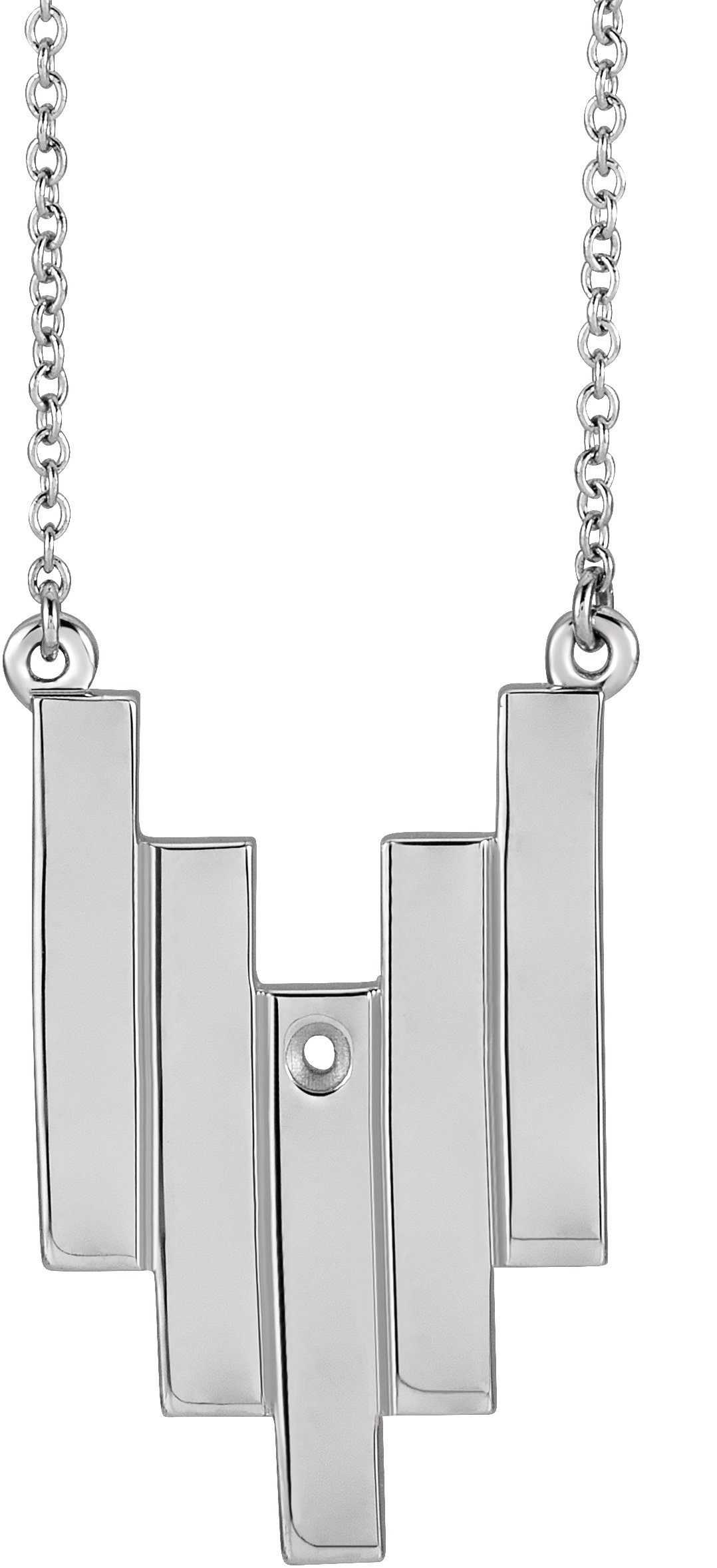 Engravable Family Geometric Necklace or Center