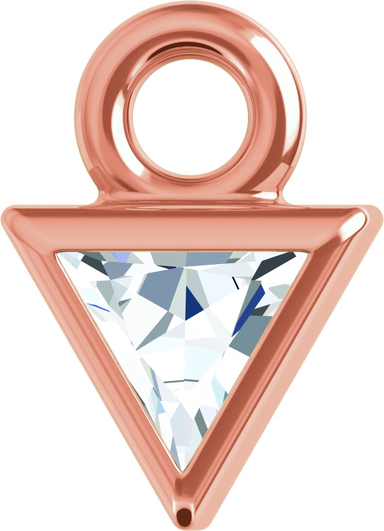 Bezel-Set Dangle