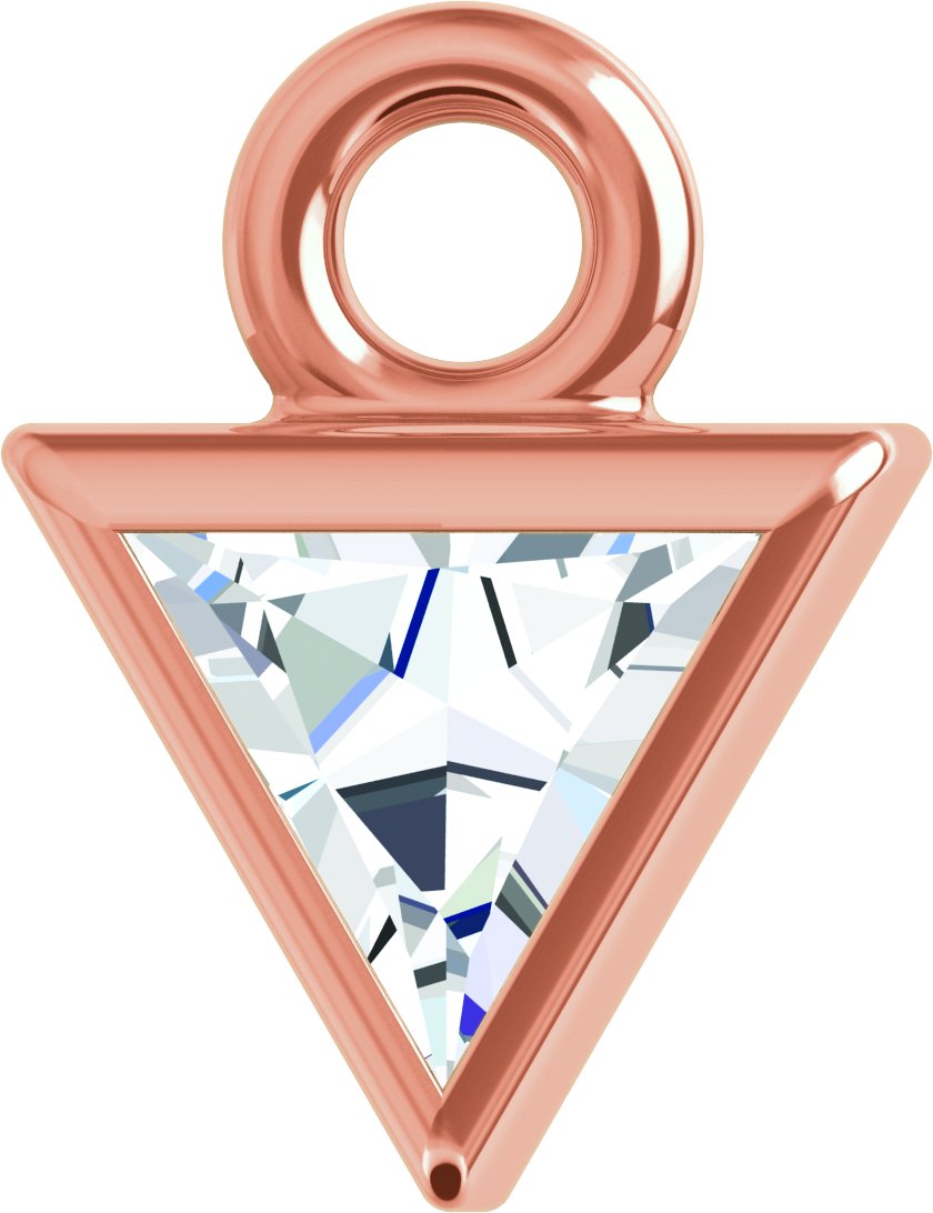 Bezel-Set Dangle