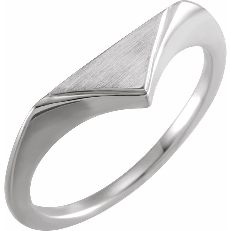 Geometric Signet Ring