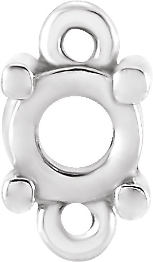 Petite Pavé® Solitaire Link