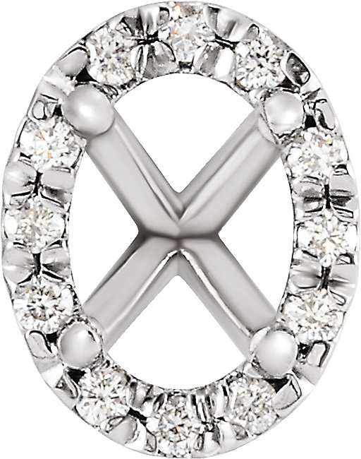 4-Prong Halo-Style Shank Setting