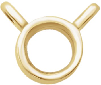 Bezel-Set Necklace Center