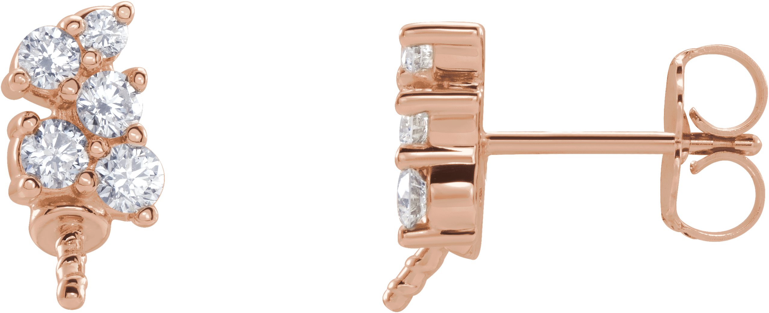Pearl Cluster Earrings