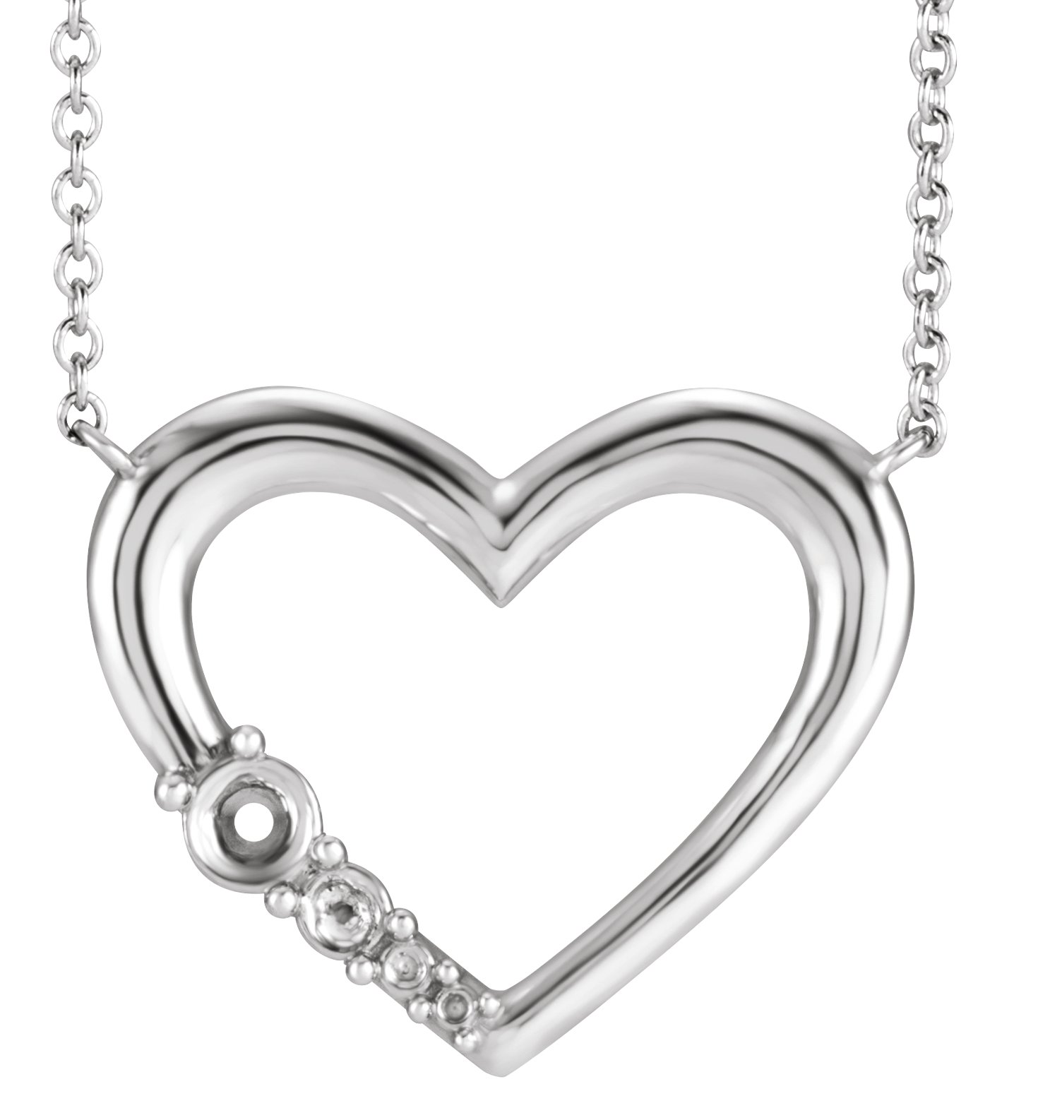Family Heart Necklace or Center
