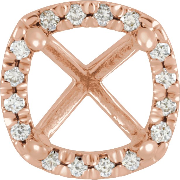 4-Prong Halo-Style Shank Setting
