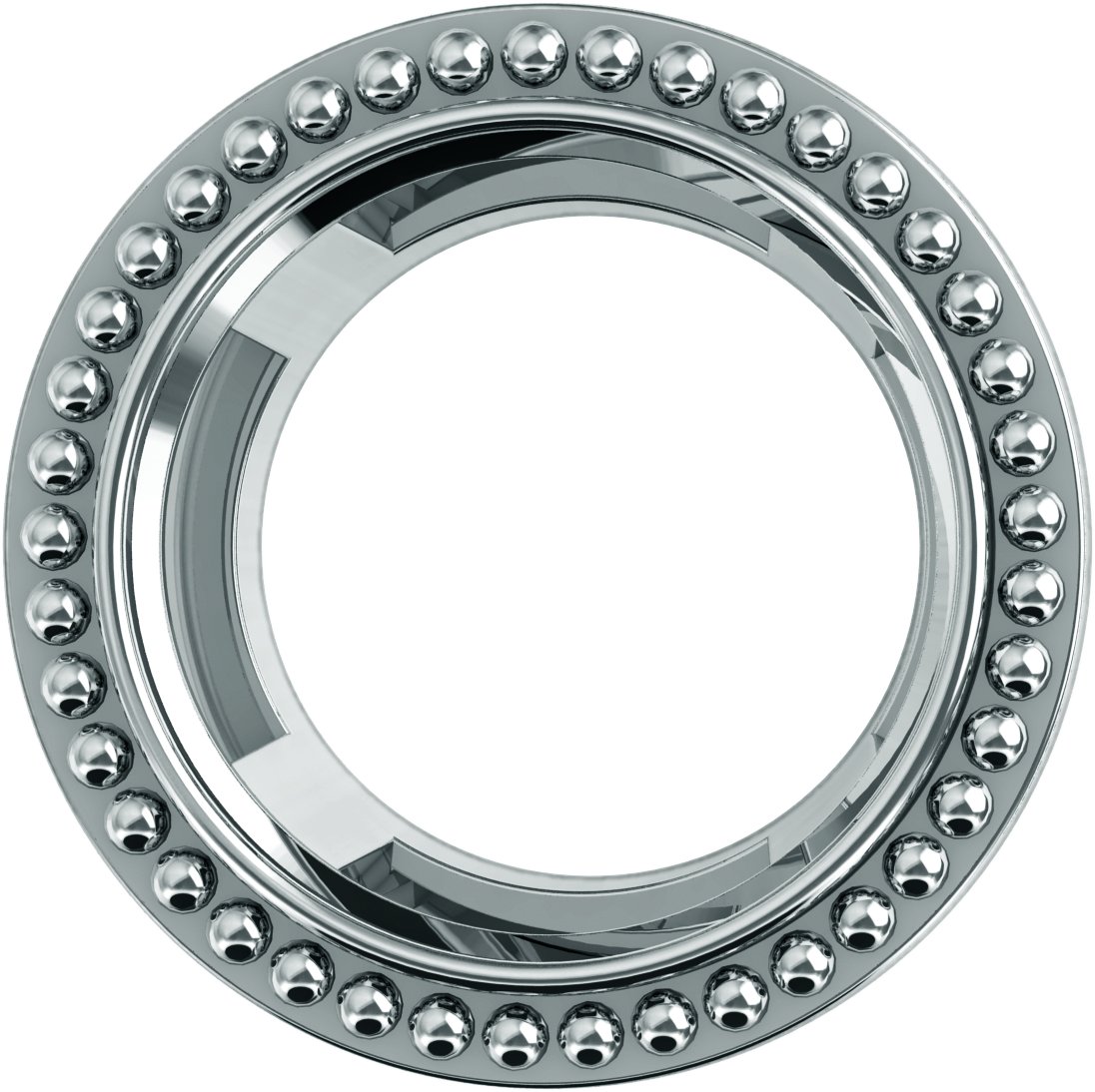 Round Bezel-Set Basket Setting