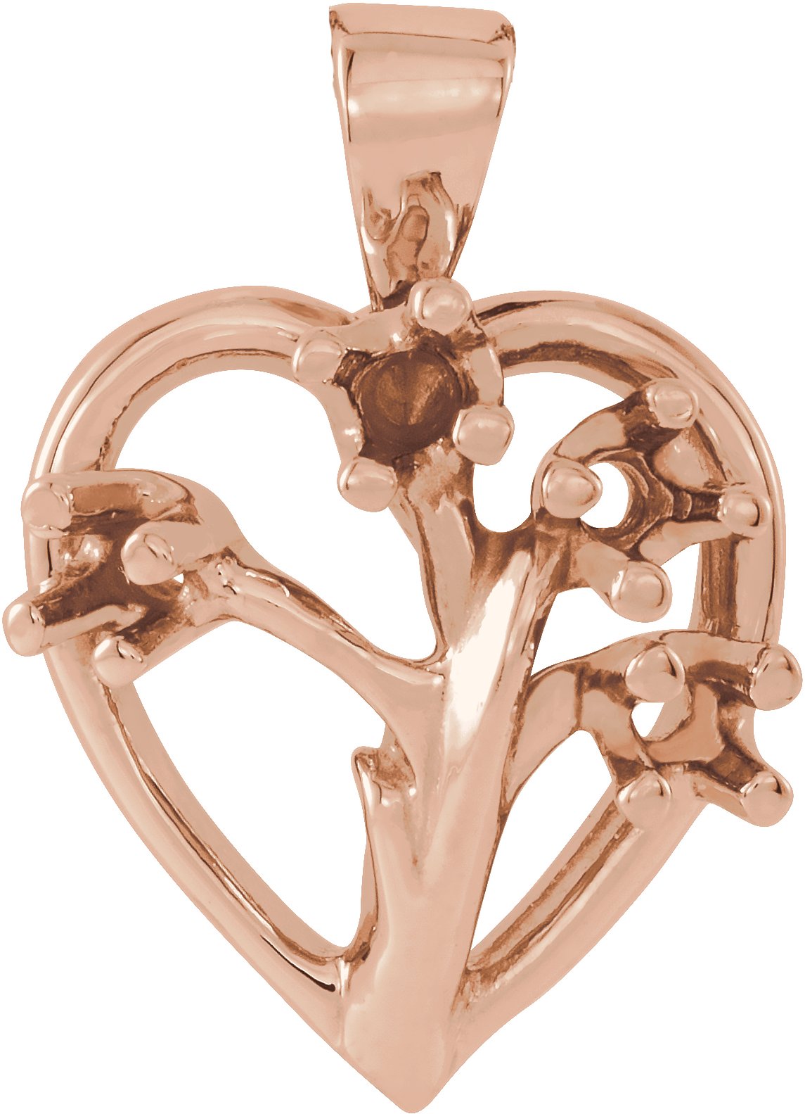 Family Tree Heart Pendant