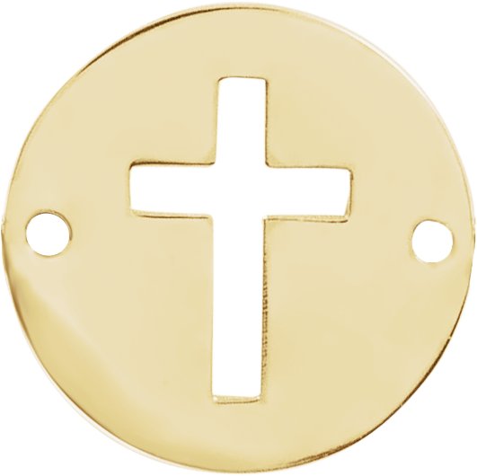 Pierced Cross Bracelet Center