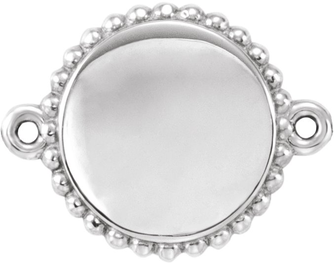Engravable Beaded Bracelet Center