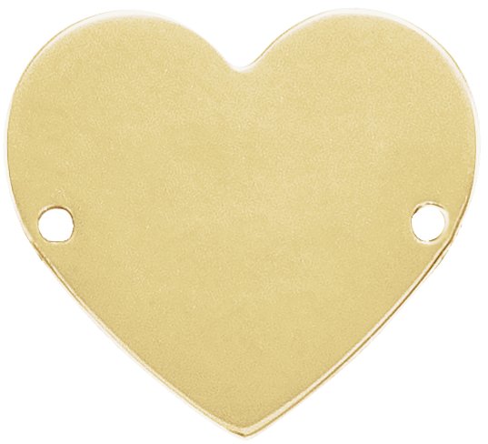 Engravable Heart Bracelet Center
