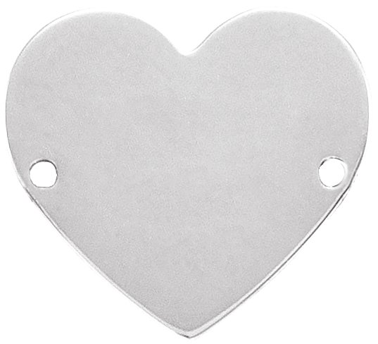 Engravable Heart Bracelet Center