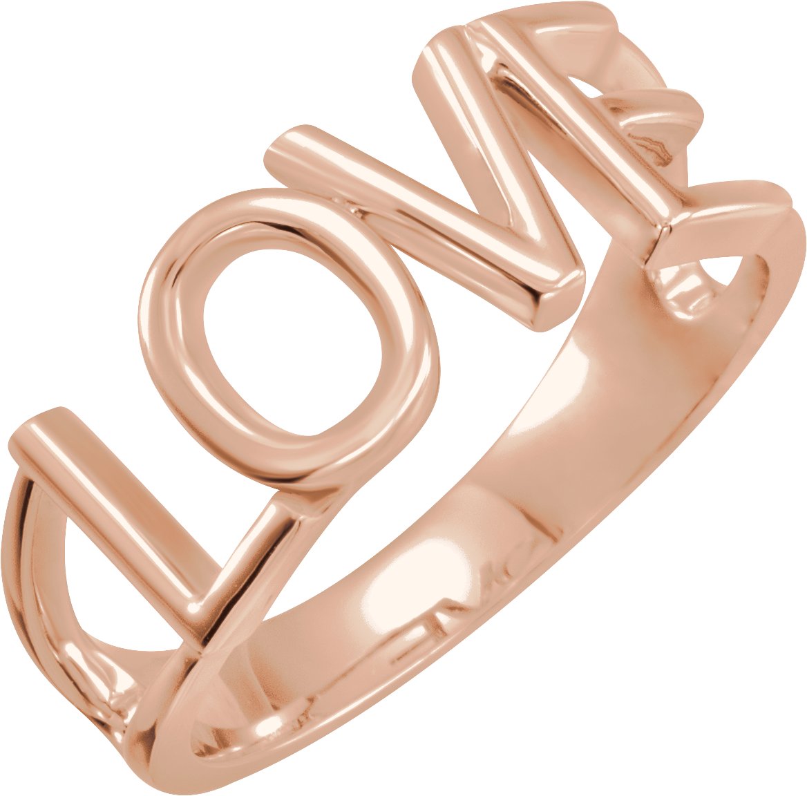 14K Rose Love Ring