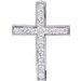 Platinum 1 1/4 CTW Natural Diamond Cross Pendant