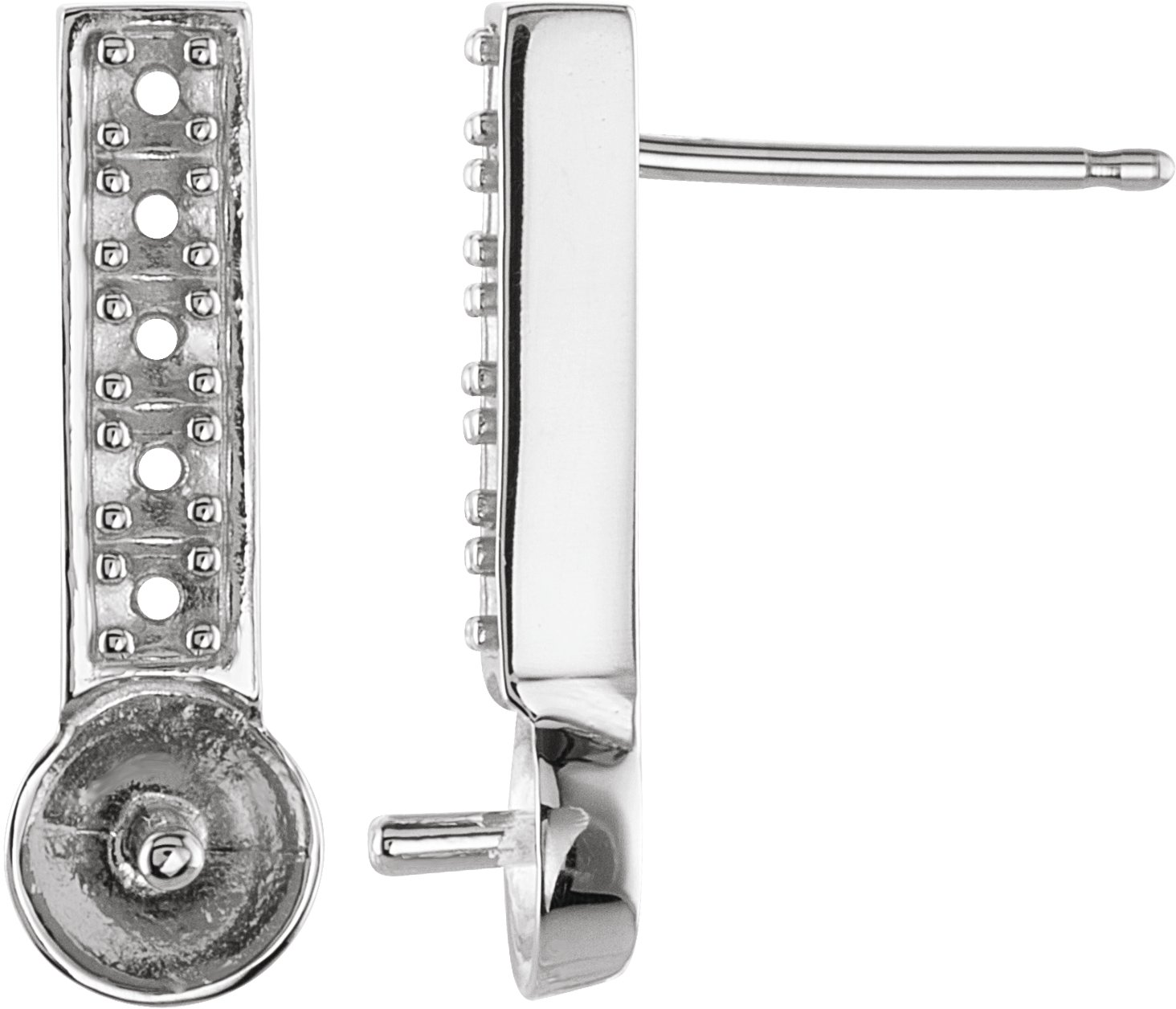 Pearl Bar Earrings