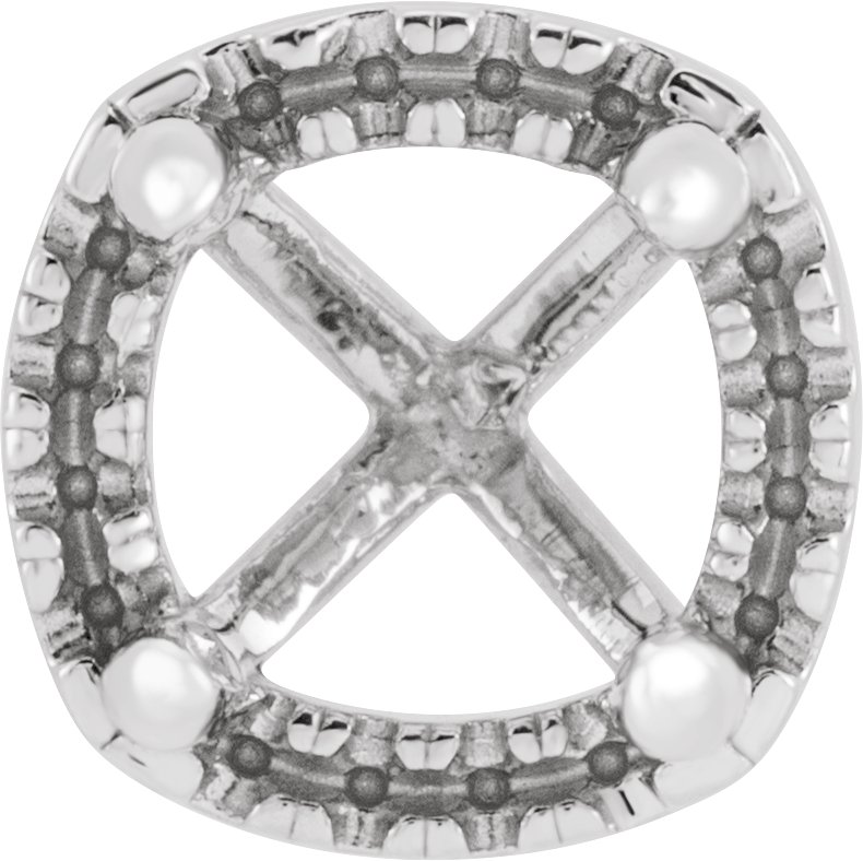 4-Prong Halo-Style Shank Setting