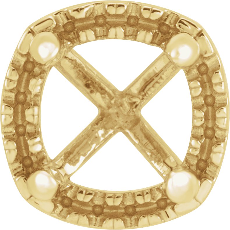 4-Prong Halo-Style Shank Setting