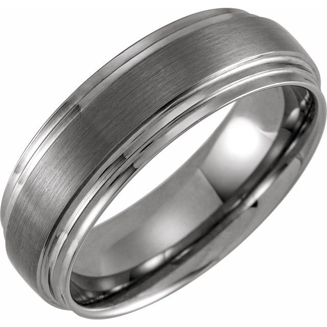 Tungsten 8 mm  Double Edge Band Size 10