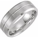 Tungsten Grooved Bands