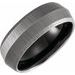 Tungsten 8 mm Knife Edge Band Size 10 with Satin Finish