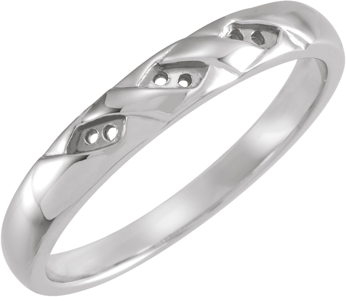 Accented Engagement Ring or Band
