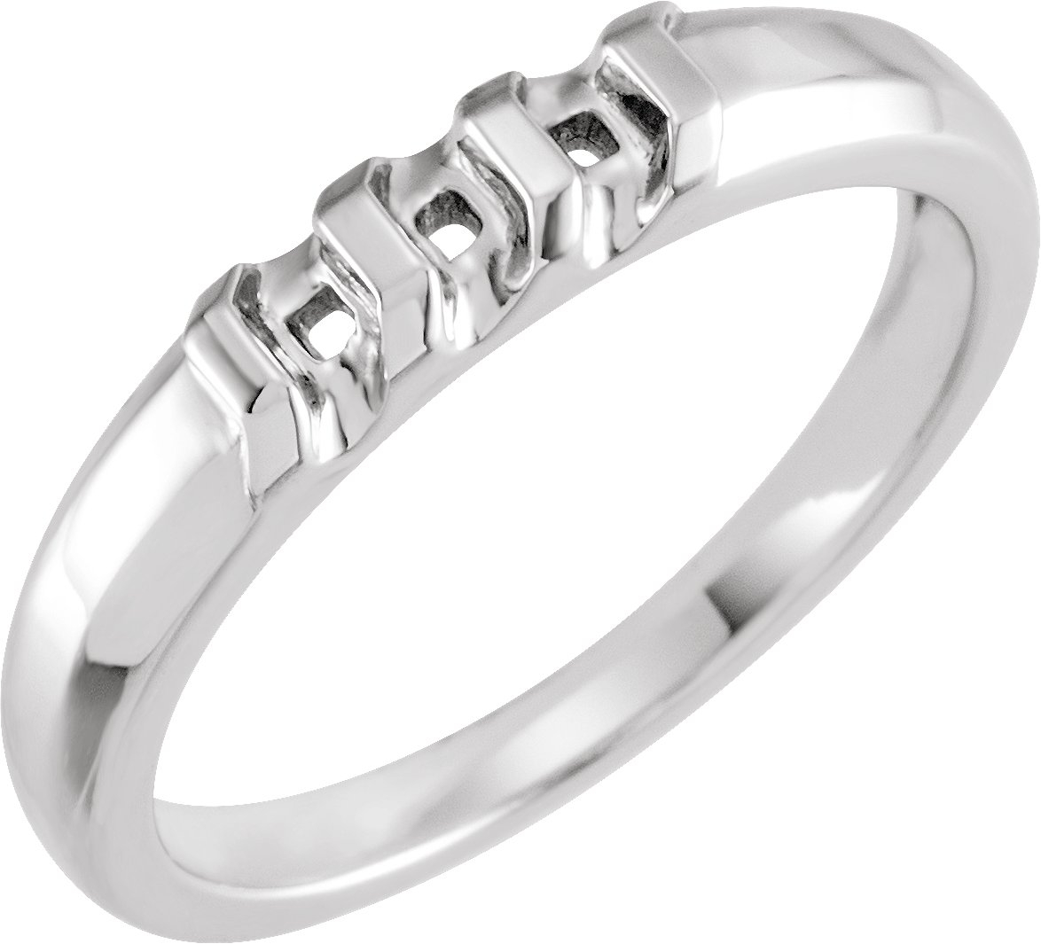 Accented Engagement Ring or Band