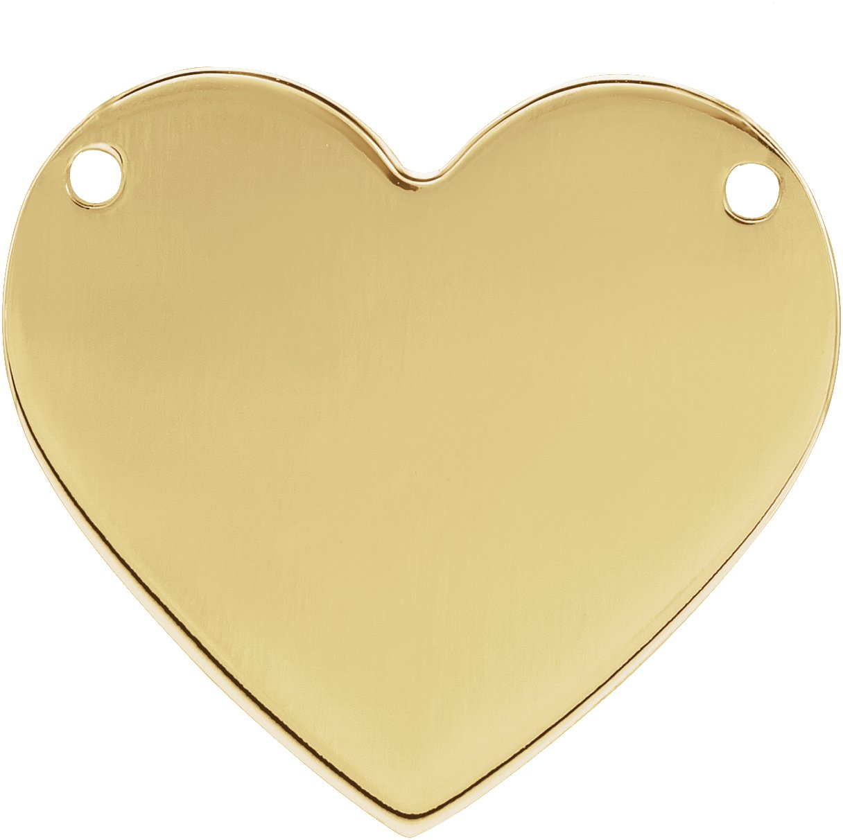 Engravable Heart Necklace Center