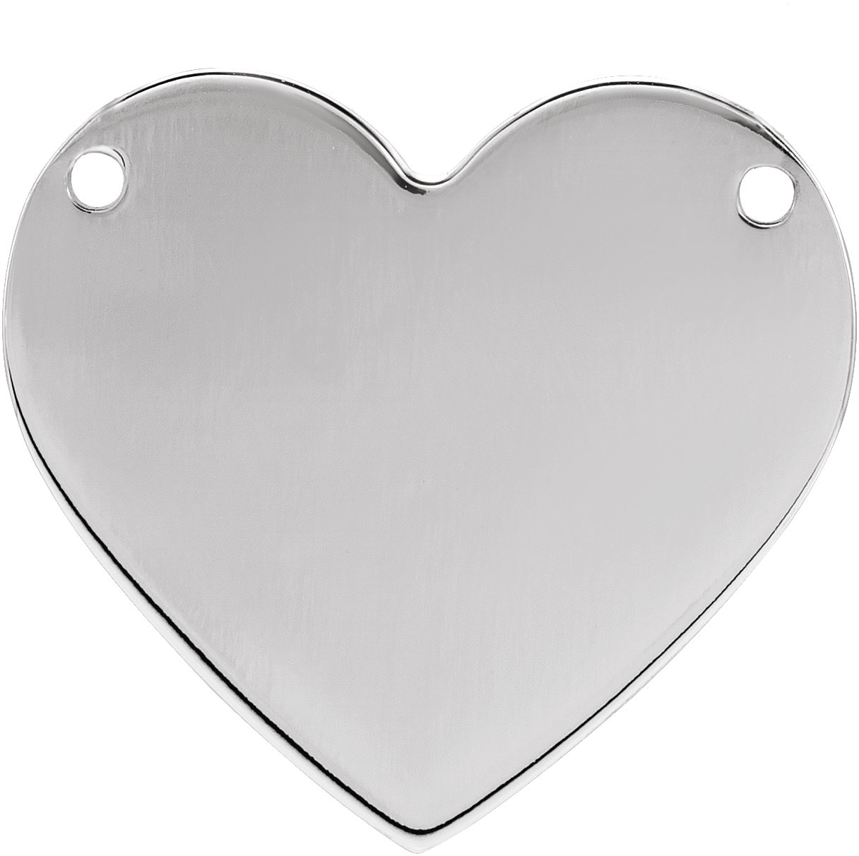 Engravable Heart Necklace Center