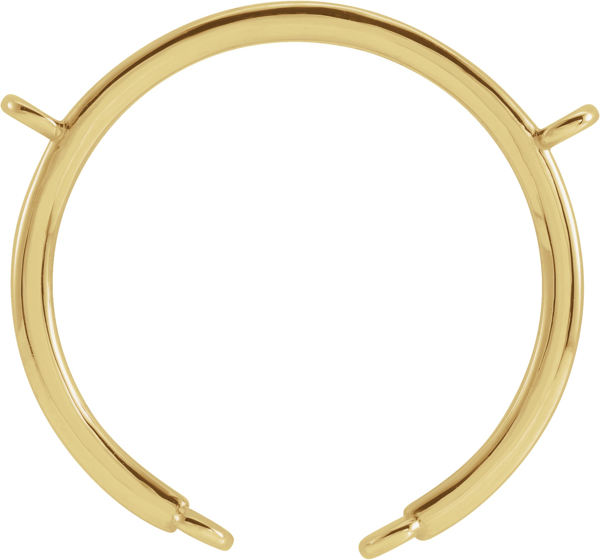 14K Yellow 21x19.5 mm Mobile Necklace Center