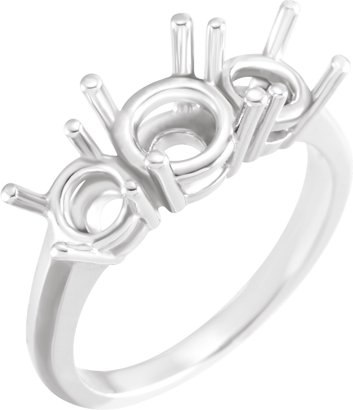 Three-Stone Anniversary Band