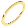 14K Yellow 1 mm Flat Comfort Fit Band Size 5.5 Ref 16613960