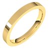 14K Yellow 2.5 mm Flat Comfort Fit Band Size 5 Ref 249333