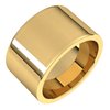 14K Yellow 12 mm Flat Comfort Fit Band Size 5 Ref 177264