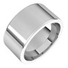 Sterling Silver 10 mm Flat Comfort Fit Band Size 5.5 Ref 3335709