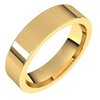 14K Yellow 5 mm Flat Comfort Fit Band Size 5 Ref 255539