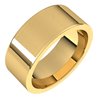 18K Yellow 8 mm Flat Comfort Fit Band Size 5 Ref 288187