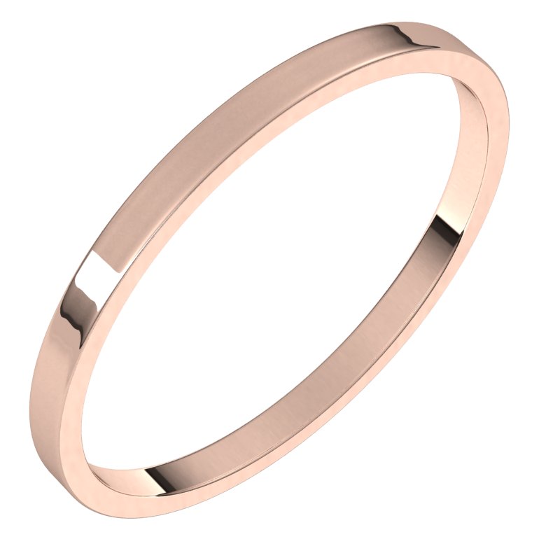 10K Rose 1.5 mm Flat Ultra Light Band Size 10.5 Ref 15333010