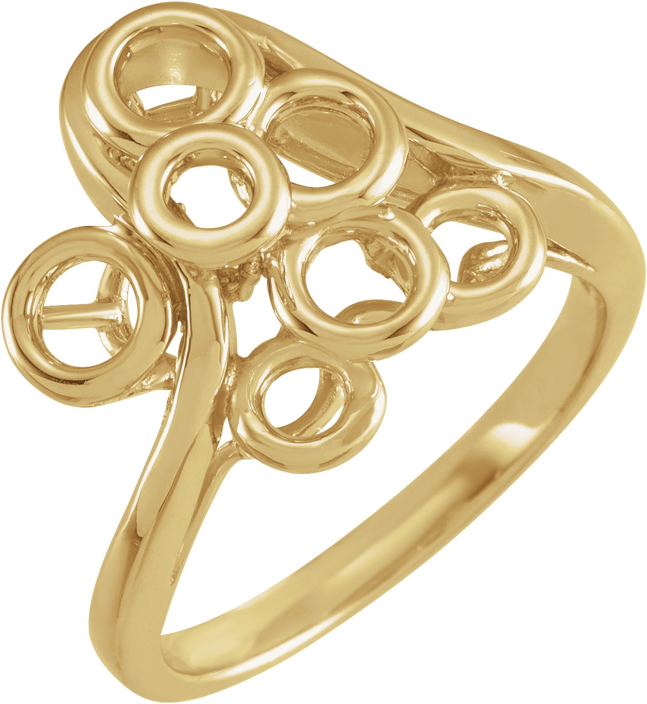 14K Yellow Freeform Ring