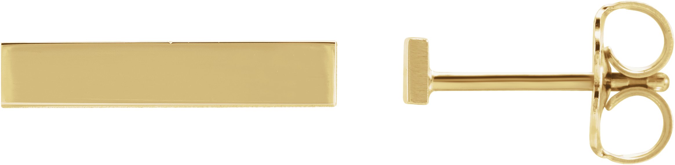 14K Yellow Bar Earring Ref. 16760763