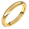 22K Yellow 3 mm Half Round Comfort Fit Band Size 1.5 Ref 17287749
